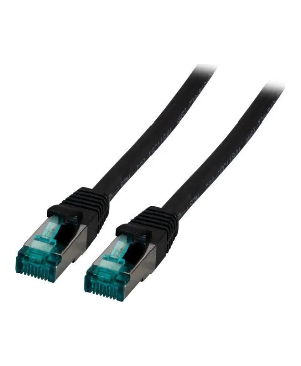 EFB S/FTP Cat.6a (Gigabit) Καλώδιο Δικτύου Ethernet 2m Μαύρο MK6001.2B
