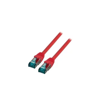 EFB S/FTP Cat.6a (Gigabit) Καλώδιο Δικτύου Ethernet 0.25m Κόκκινο MK6001.0,25R