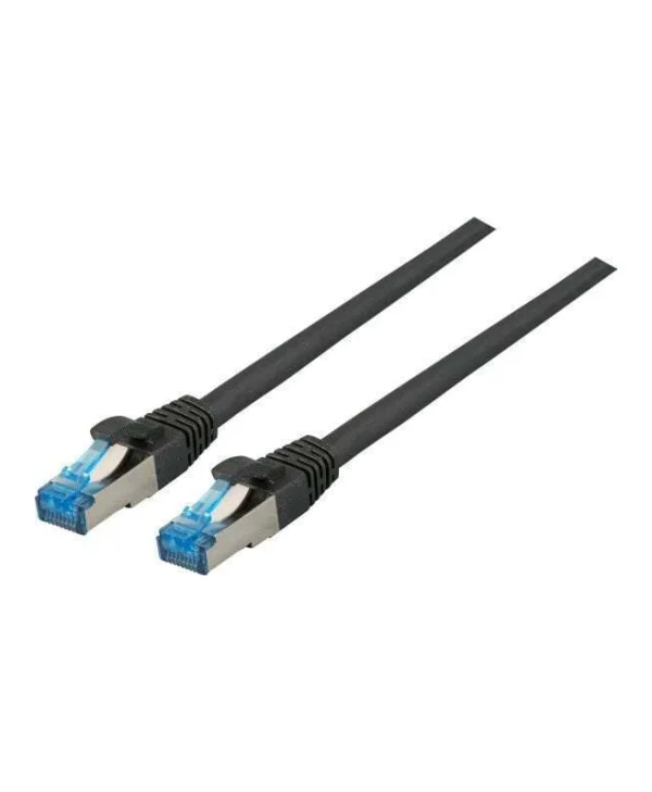 EFB S/FTP Cat.6a (Gigabit) Καλώδιο Δικτύου Ethernet 1.5m Μαύρο K5525FSW.1