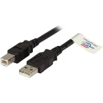 EFB USB 2.0 Cable USB-A male - USB-B male Μαύρο 1m K5256SW.1