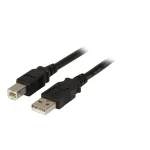 EFB USB 2.0 Cable USB-A male - USB-B male Μαύρο 1m K5256SW.1 - Image 2