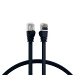 EFB Flat U/UTP Cat.6a (Gigabit) Καλώδιο Δικτύου Ethernet 0.25m Μαύρο K8107SW.0,25 - Image 3