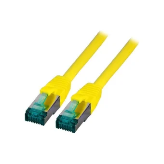 EFB S/FTP Cat.6a (Gigabit) Καλώδιο Δικτύου Ethernet 1.5m Κίτρινο MK6001.1,5Y