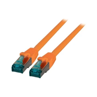EFB S/FTP Cat.6a (Gigabit) Καλώδιο Δικτύου Ethernet 0.25m Πορτοκαλί MK6001.0,25O