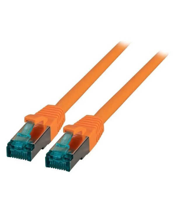 EFB S/FTP Cat.6a (Gigabit) Καλώδιο Δικτύου Ethernet 0.25m Πορτοκαλί MK6001.0,25O