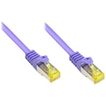 Alcasa S/FTP Cat.7 (10Gbps) Καλώδιο Δικτύου Ethernet 2m Μωβ 8070R-020V