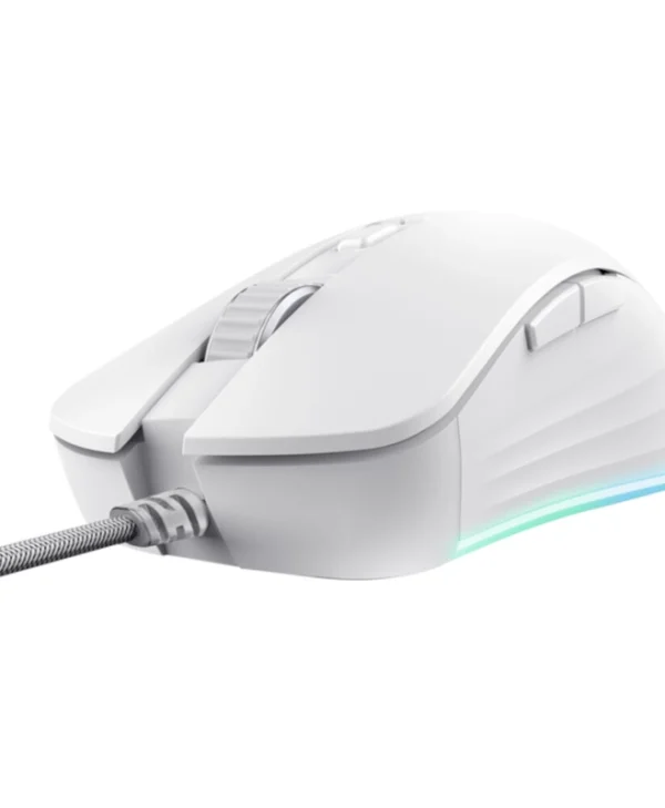 Trust GXT924 YBAR+ RGB Gaming Ποντίκι 25600 DPI Λευκό 24891