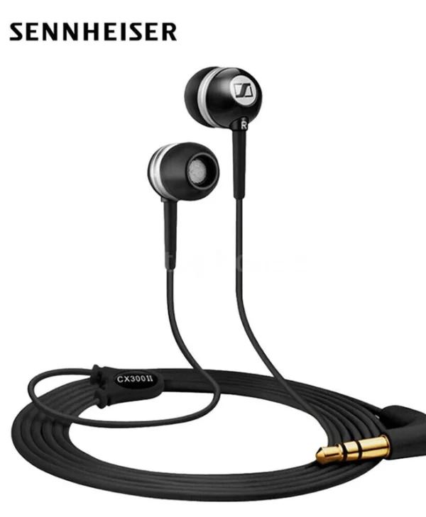Sennheiser CX 300-II Precision Earbuds Handsfree Ακουστικά με Βύσμα 3.5mm Μαύρο 502737