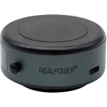 RealPower Βάση Κινητού Αυτοκινήτου με Μαγνήτη MagSafe Μαύρη 492652