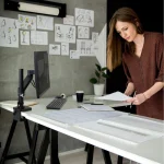 Ergotron NX Series Επιτραπέζια Βάση Οθόνης έως 34" 45-669-224 - Image 3