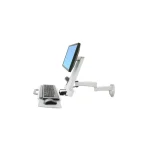 Ergotron 200 Series Επιτοίχια Βάση Οθόνης έως 24" με Βραχίονα Λευκή 45-230-216 - Image 2
