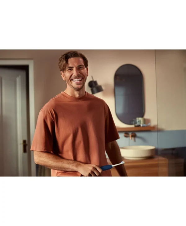 Philips Sonicare Protectiveclean Ηλεκτρική Οδοντόβουρτσα με Αισθητήρα Πίεσης και Θήκη Ταξιδίου Μπλε HX7403/05