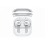 Samsung Galaxy Buds4 Bluetooth Handsfree Ακουστικά με Αντοχή στον Ιδρώτα και Θήκη Φόρτισης Λευκά SM-R540NZWAEUB