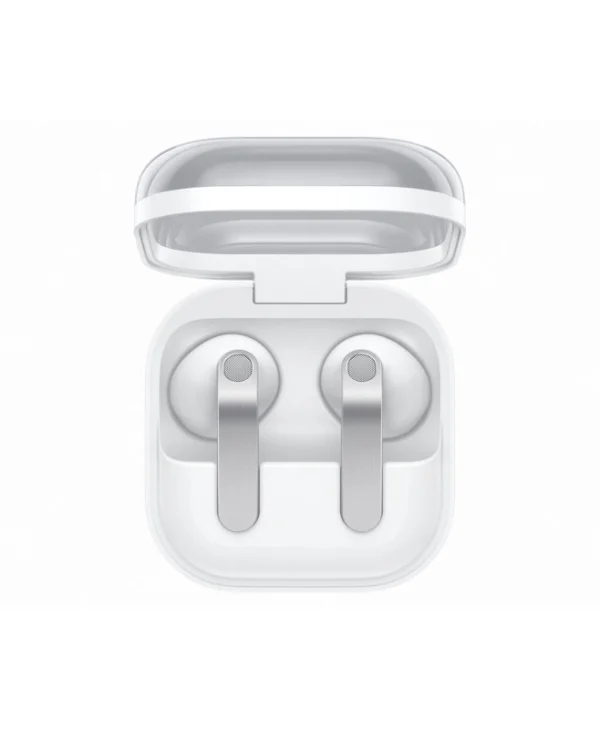 Samsung Galaxy Buds4 Bluetooth Handsfree Ακουστικά με Αντοχή στον Ιδρώτα και Θήκη Φόρτισης Λευκά SM-R540NZWAEUB