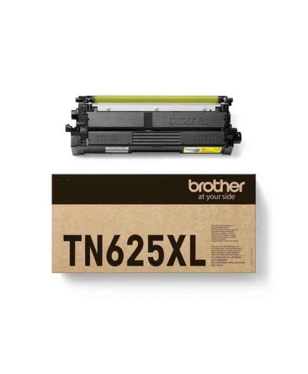 Brother TN-625XL Γνήσιο Toner Laser Εκτυπωτή Κίτρινο High Capacity 4500 Σελίδων TN625XLY
