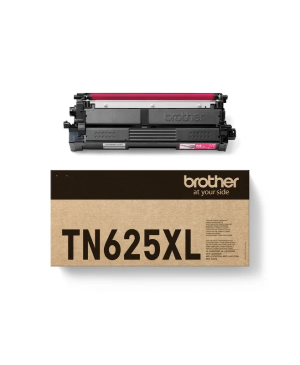 Brother TN-625XL Γνήσιο Toner Laser Εκτυπωτή Ματζέντα High Capacity 4500 Σελίδων TN625XLM
