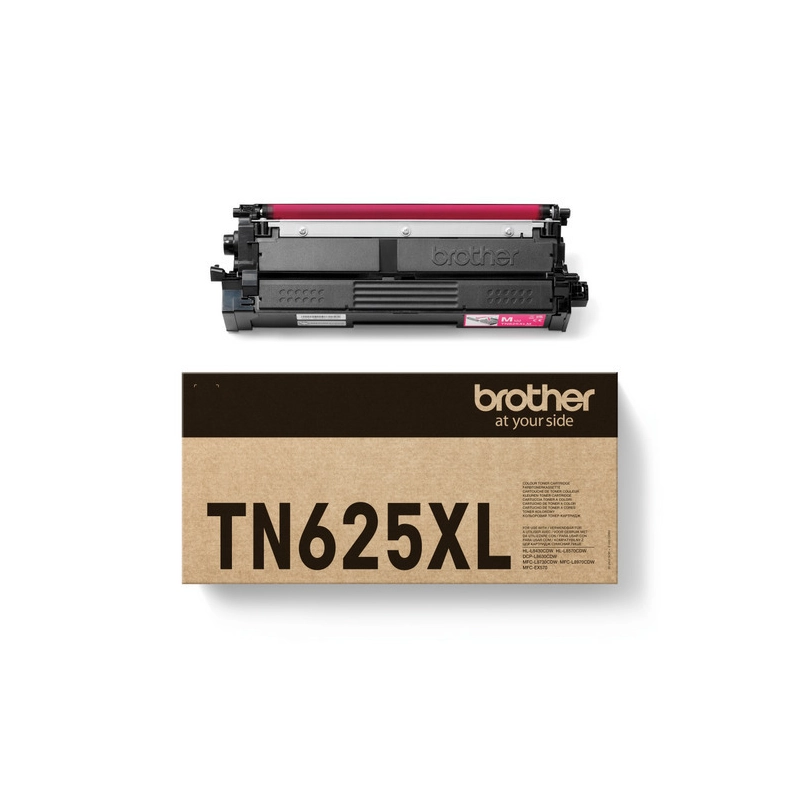 1 Brother TN-625XL Γνήσιο Toner Laser Εκτυπωτή Ματζέντα High Capacity 4500 Σελίδων TN625XLM - Image 1