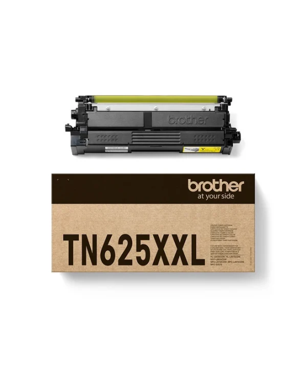 Brother TN-625XXL Γνήσιο Toner Laser Εκτυπωτή Κίτρινο Extra High Yield 6500 Σελίδων TN625XXLY