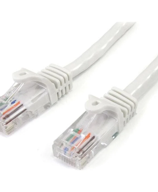 StarTech U/UTP Cat.5e (Gigabit) Καλώδιο Δικτύου Ethernet 1m Λευκό 45PAT1MWH