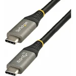 StarTech USB 2.0 Cable USB-C male - USB-C 100W PD Μαύρο 0.5m USB31CCV50CM