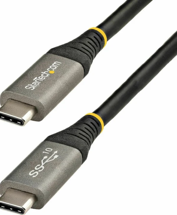 StarTech USB 2.0 Cable USB-C male - USB-C 100W PD Μαύρο 0.5m USB31CCV50CM