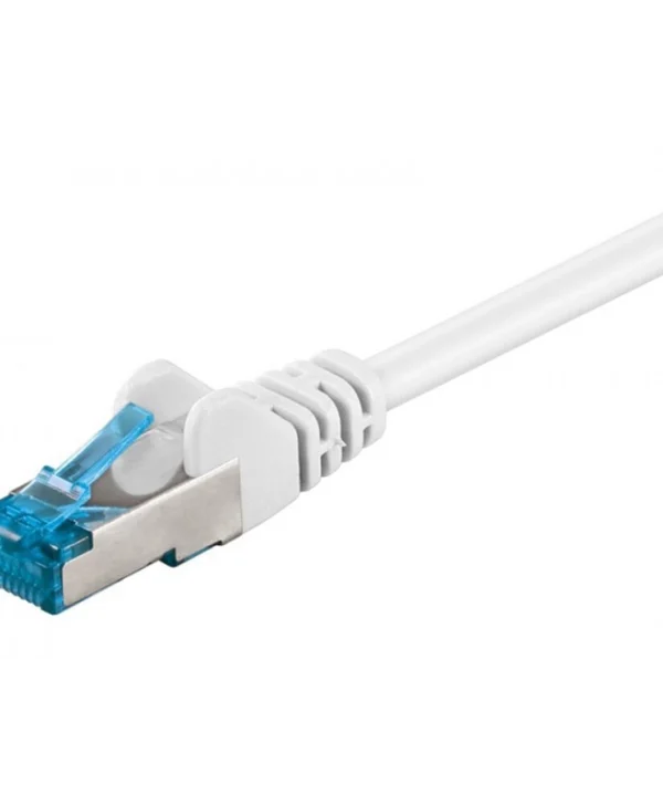 Goobay S/FTP Cat.6a (Gigabit) Καλώδιο Δικτύου Ethernet 0.25m Λευκό 94158