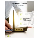 Goobay S/FTP Cat.6 (Gigabit) Καλώδιο Δικτύου Ethernet 5m Μπλε 68270 - Image 6