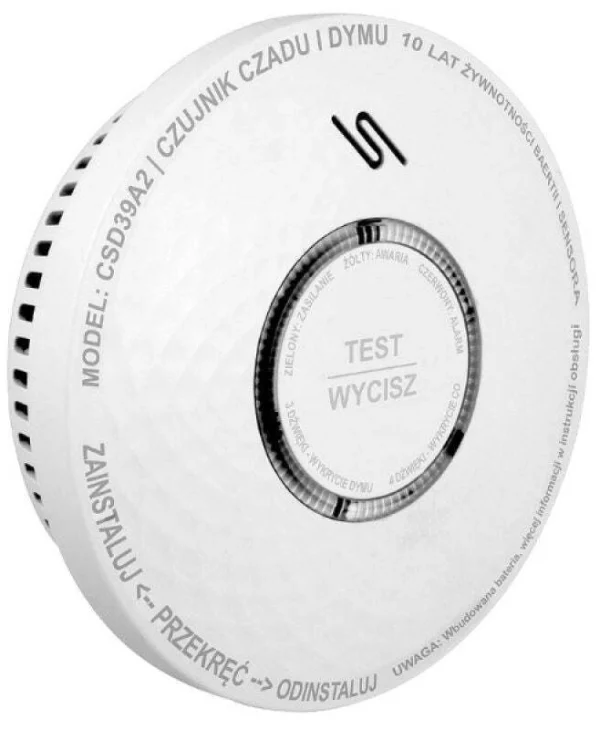 Eura Csd-39a2 Carbon Monoxide Smoke Detector CSD-39A2