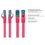 Alcasa S/FTP Cat.6a (Gigabit) Καλώδιο Δικτύου Ethernet εξωτερικού χώρου 2m Μωβ 8060-H020M - Image 2