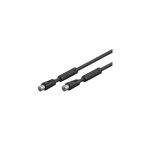Good Connections Καλώδιο Κεραίας Coax male - Coax female Μαύρο 10m 1τμχ S-PAK10S