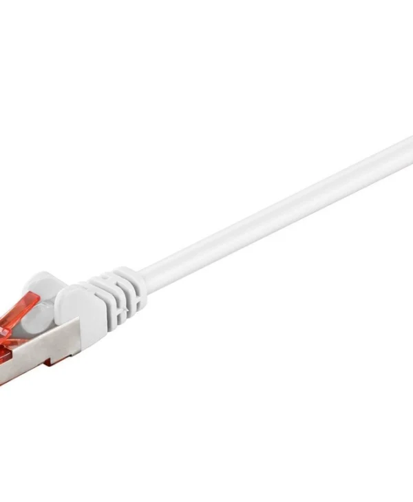 Goobay U/UTP Cat.6 (Gigabit) Καλώδιο Δικτύου Ethernet 1m Λευκό 93502