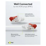 Goobay U/UTP Cat.6 (Gigabit) Καλώδιο Δικτύου Ethernet 1m Λευκό 93502 - Image 3