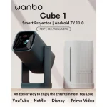 Wanbo Cube 1 WANBOCUBE1SKYBLU Mini Projector LCD HD WANBO CUBE 1 SKY BLUE - Image 6