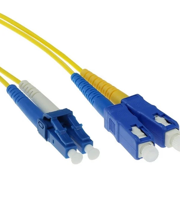 Καλώδιο Οπτικής Ίνας Act Os2 Lc Sc Duplex 9/125μm Upc 1m Yellow Rl8901 IS8901