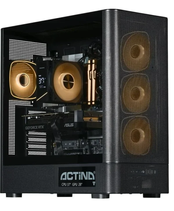 Actina 5901443441939 Gaming Desktop PC (Ultra 5-250K Plus/32GB DDR5/1TB SSD/GeForce RTX 5070/No OS) KOMACNGIP0627