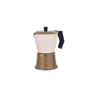 Maestro Aluminum Moka Pot Mr-1657-6-beige Maestro MR-1657-6-BEIGE