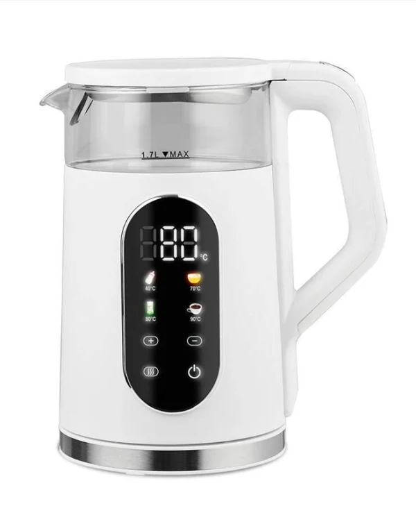 Maestro Βραστήρας 1.7lt 2220W Λευκός MR-023-WHITE