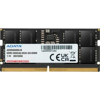 Adata DDR5 με Module 1x8GB και Ταχύτητα 5600 για Laptop AD5S56008G-S