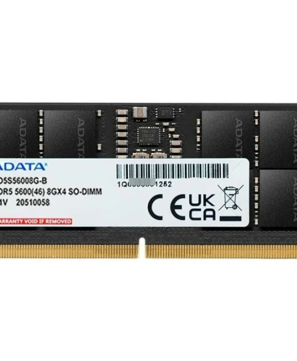 Adata DDR5 με Module 1x8GB και Ταχύτητα 5600 για Laptop AD5S56008G-S