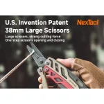 NexTool Πολυεργαλείο με Μηχανισμό Κλειδώματος σε Θήκη 0011864000051141 - Image 6