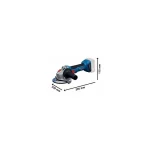 Bosch GWS Τροχός 125mm Μπαταρίας 18V Solo 06019N9001 - Image 10