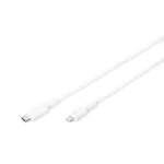 Digitus USB-C to Lightning Cable Λευκό 1m (DB-600109-010-W)