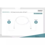 Digitus USB-C to Lightning Cable Λευκό 1m (DB-600109-010-W) - Image 6