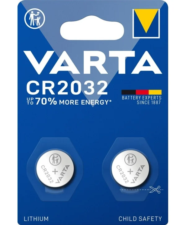 Varta Professional Electronics Μπαταρίες Λιθίου Ρολογιών CR2032 2τμχ CR2032 3V