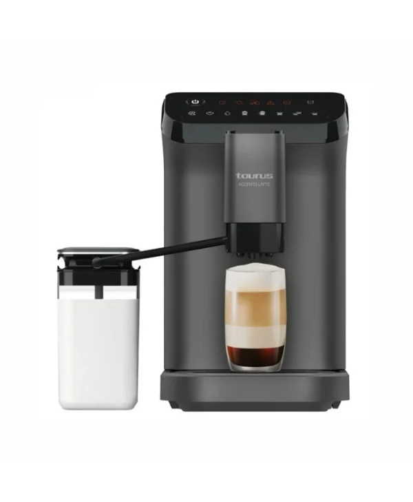 Taurus Accento Latte Αυτόματη Μηχανή Espresso Πίεσης 20bar με Μύλο Άλεσης Λευκή 920635000
