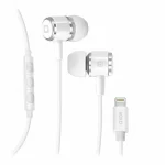 SBS TEINEARLIGHTW In-ear Handsfree με Βύσμα Lightning Λευκό