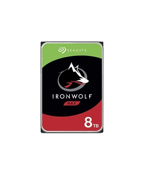 Seagate IronWolf 8TB HDD Σκληρός Δίσκος 3.5" SATA III 7200rpm με 256MB Cache για NAS ST8000VNZ04