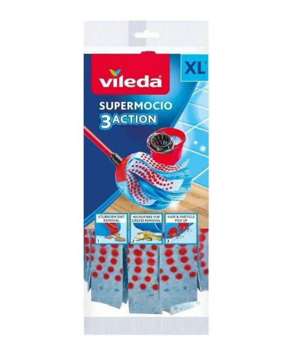 Vileda Mop Accessory Mop Wet Pads Ανταλλακτικό Σφουγγαρίστρας 150730 167968