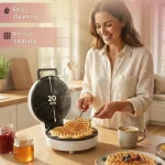 Clatronic Βαφλιέρα για Βάφλες Καρδιά 1200W WA 3832 - Image 3