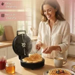 Clatronic Βαφλιέρα για Βάφλες Καρδιά 1200W 3832 - Image 4